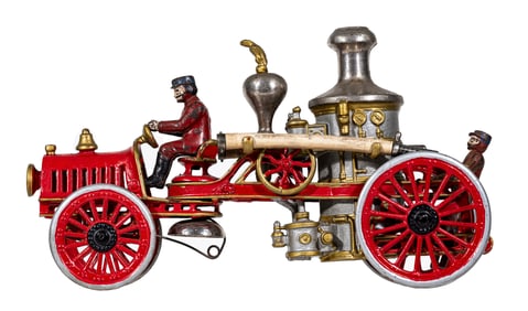 Automotive Fire Pumper - Cast Iron Toy