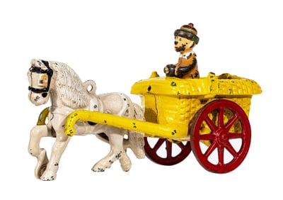 Chester Gump's Horse Cart - Cast Iron Toy