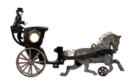 Small Hansom Cab - Cast Iron Toy