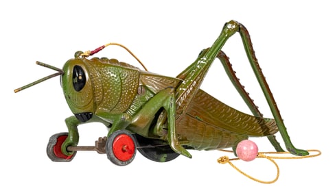 Iconic Walking Grasshopper - Cast Iron Toy