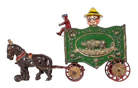 Royal Circus Farmer Van - Cast Iron Toy