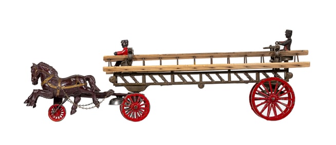 Hook & Ladder - Cast Iron Toy