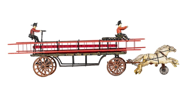 Hook & Ladder - Cast Iron Toy