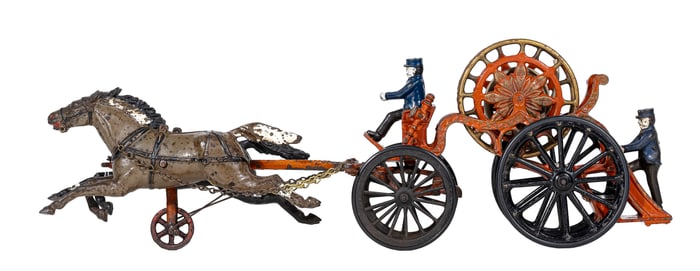 Oversized Hose Reel - Cast Iron Toy