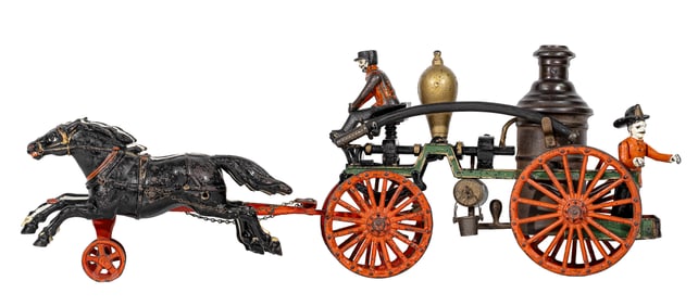 Oversized Fire Pumper - Cast Iron Toy
