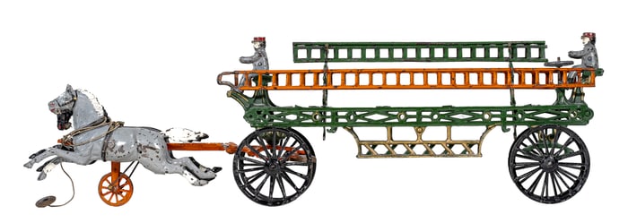 Hook & Ladder - 1912 Version - Cast Iron Toy