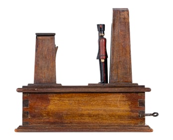 Swiss Guard Sentry Bank Folk Art English Money Box