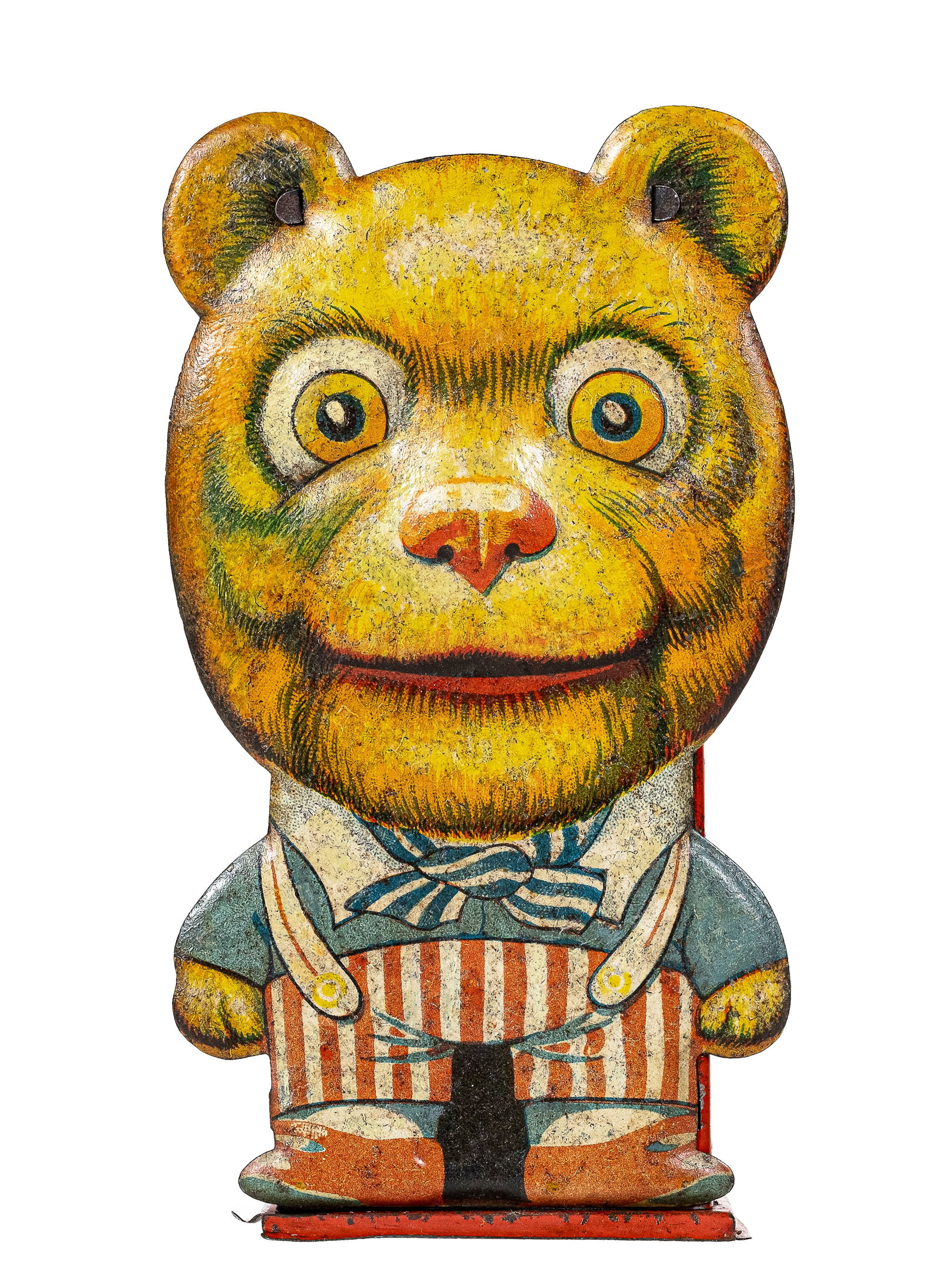 Bear in Suspenders Still Bank (1 of 6)