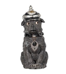 Prussian Soldier Dog - Spelter Bank