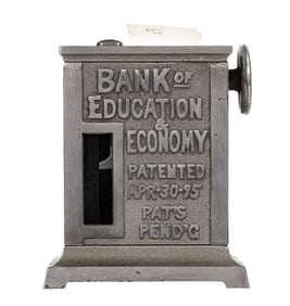 Bank of Education and Economy - Nickel Plated Iron - Paper Fortunes