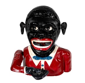 Aluminum Jolly Man Bank - Moves Ears