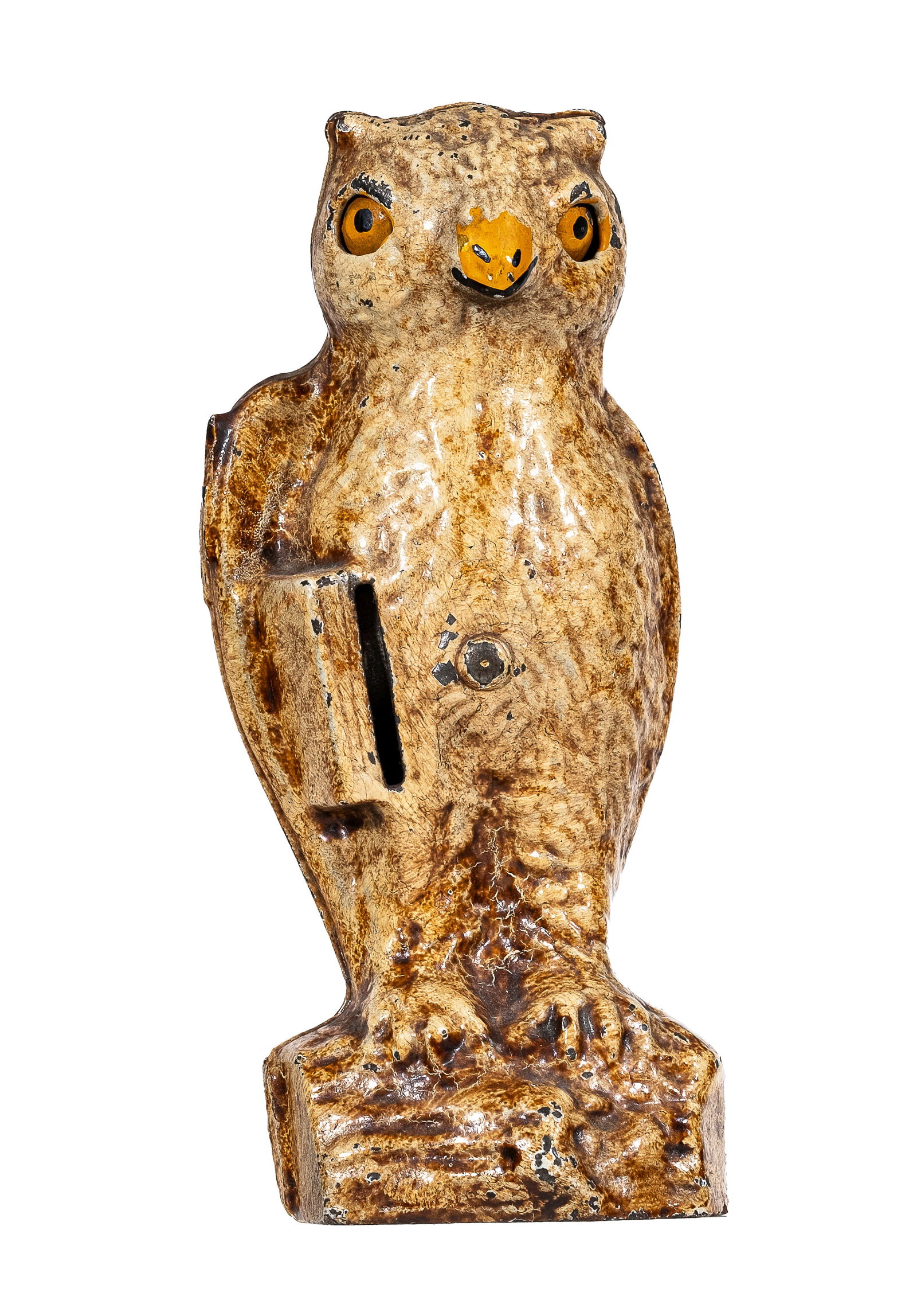 Blinky the Owl Bank Coin Slot in the Book (1 of 5)