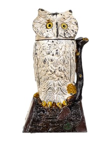 Owl Turns Head Bank - Extremely Rare White Owl