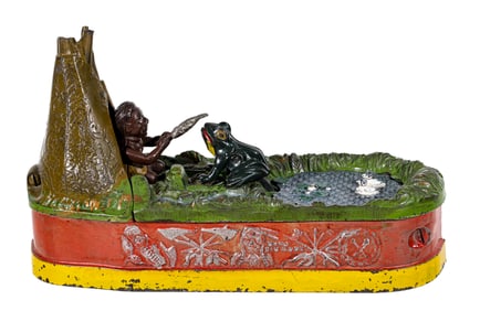 Chief Big Moon - Cast Iron Mechanical Bank