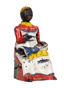Mammy and Child Bank - Cast Iron Mechanical Bank