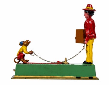 Monkey - Cast Iron Mechanical Bank