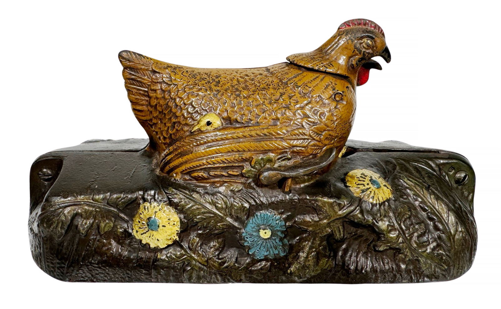 Hen & Chicks - Cast Iron Mechanical Bank (1 of 10)