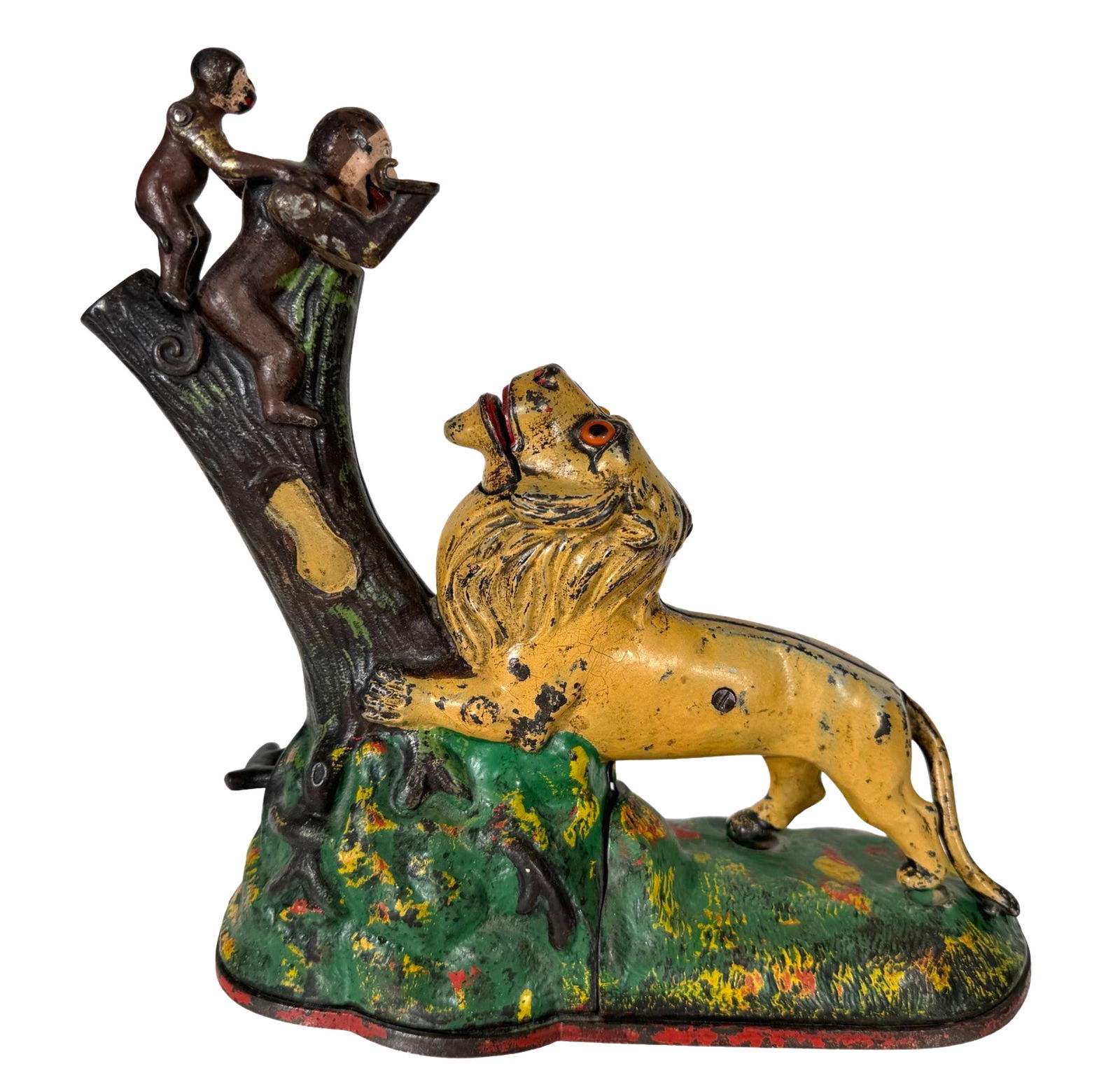Lion and Two Monkeys Iron Bank (1 of 8)