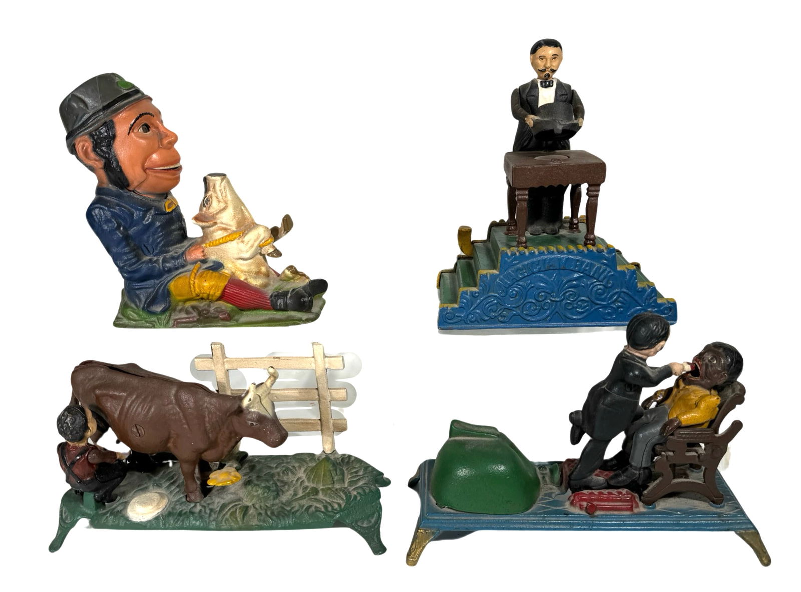 Four Book of Knowledge Banks: John Wright Company. Wrightsville, Pennsylvania - 1980's. $40 to $60 to ship.