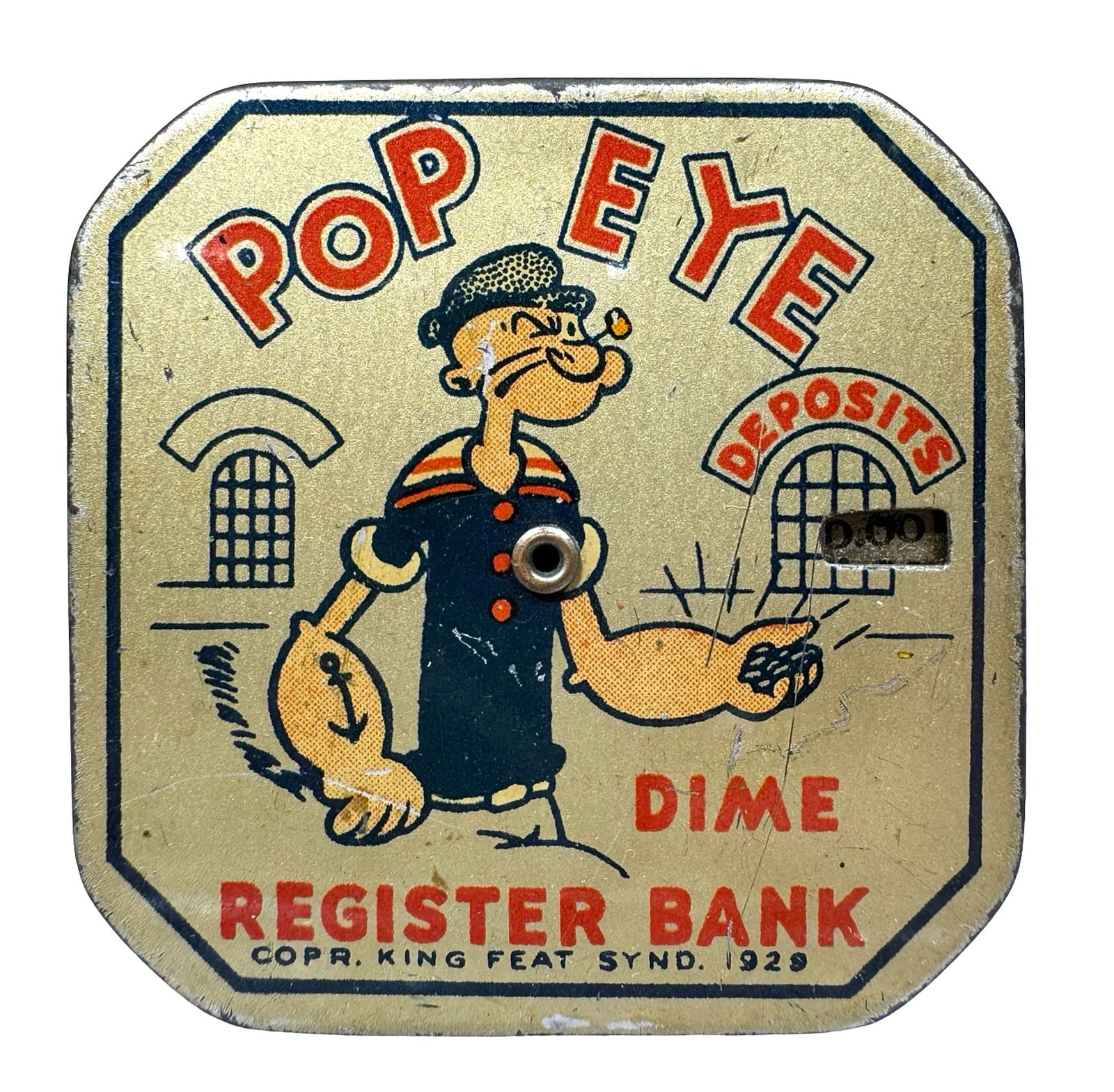 Popeye Dime Register Bank (1 of 6)
