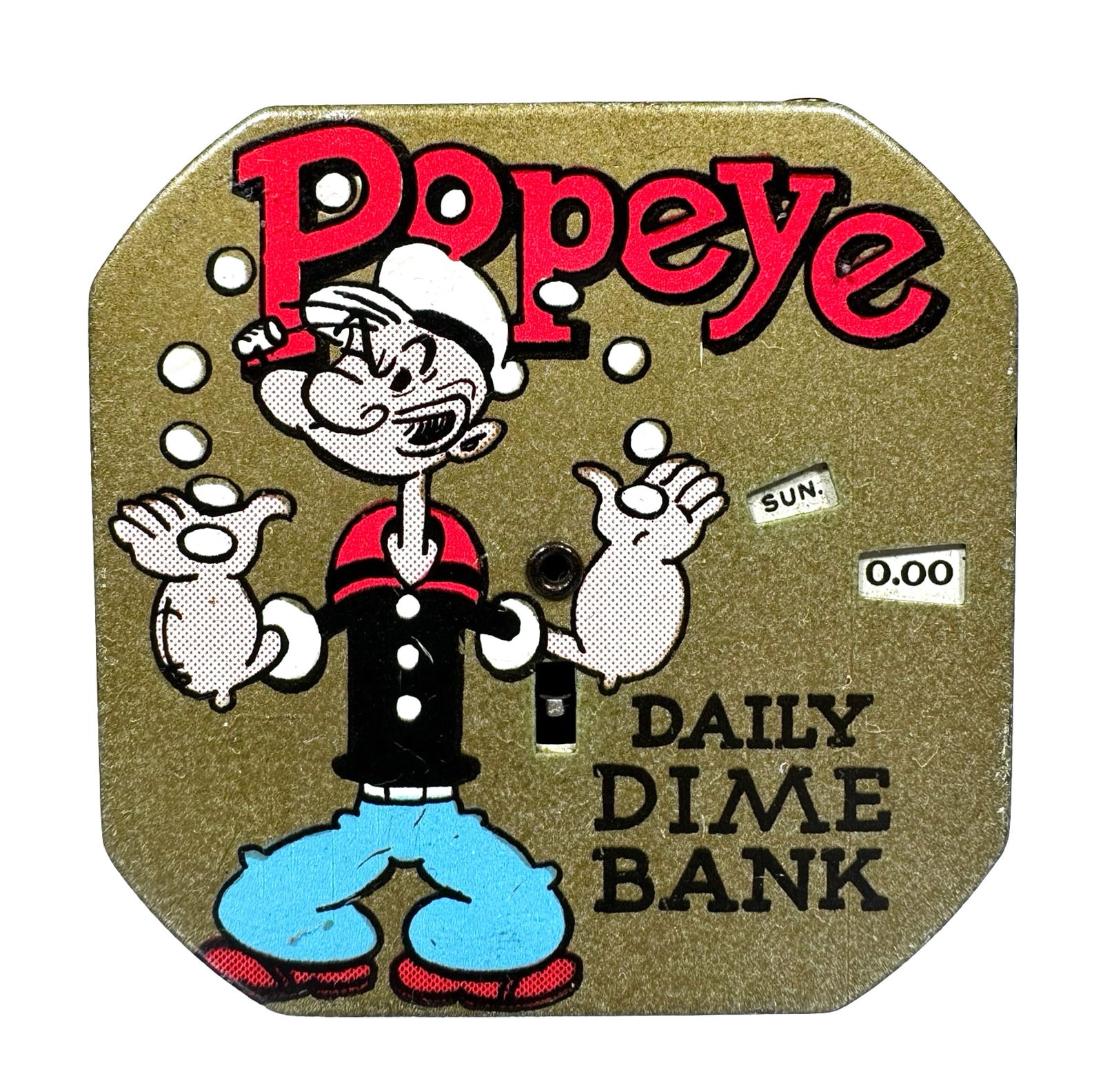 Popeye Daily Dime Bank (1 of 6)