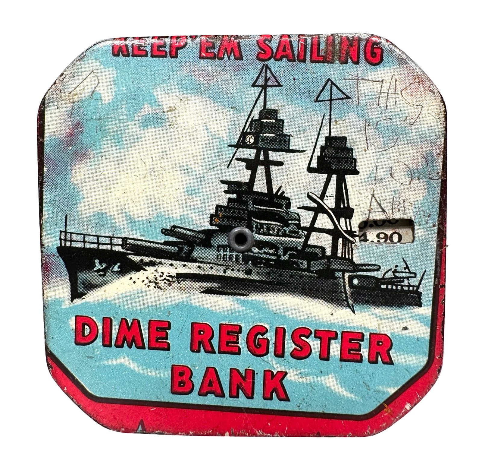 Keep Em Sailing Dime Register Bank (1 of 6)
