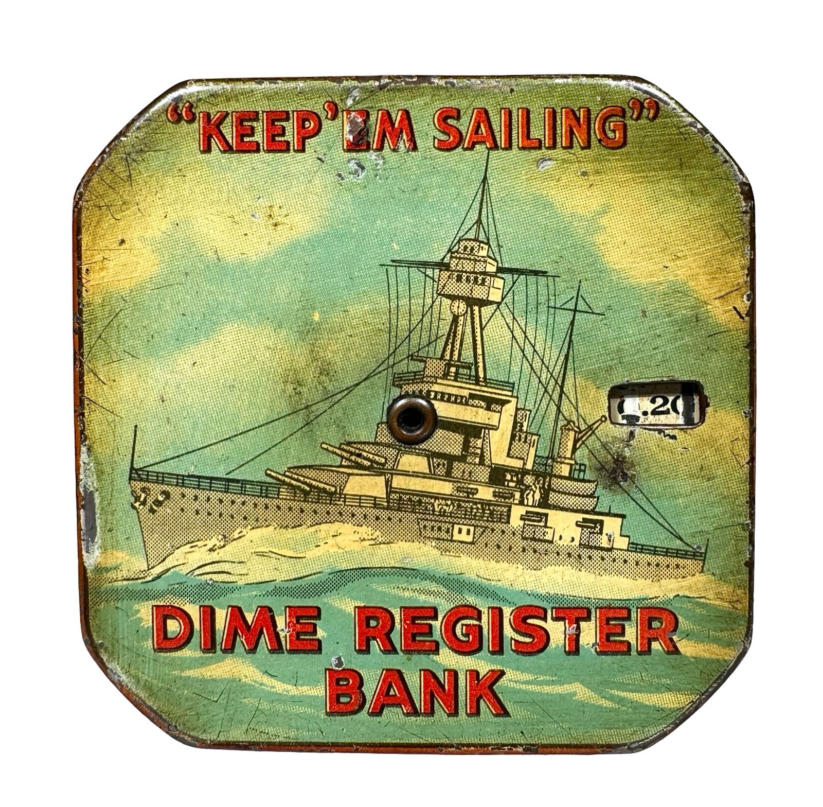 Keep Em Sailing Dime Register Bank (1 of 6)