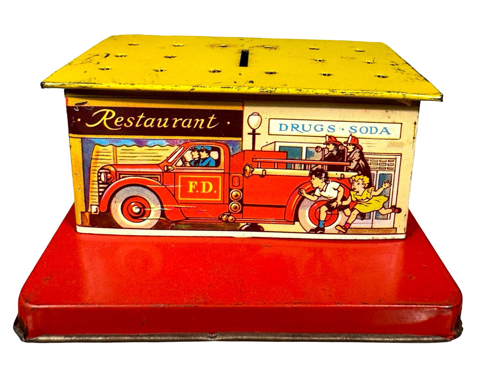 Fire Engine Lolipop Bank (1 of 7)