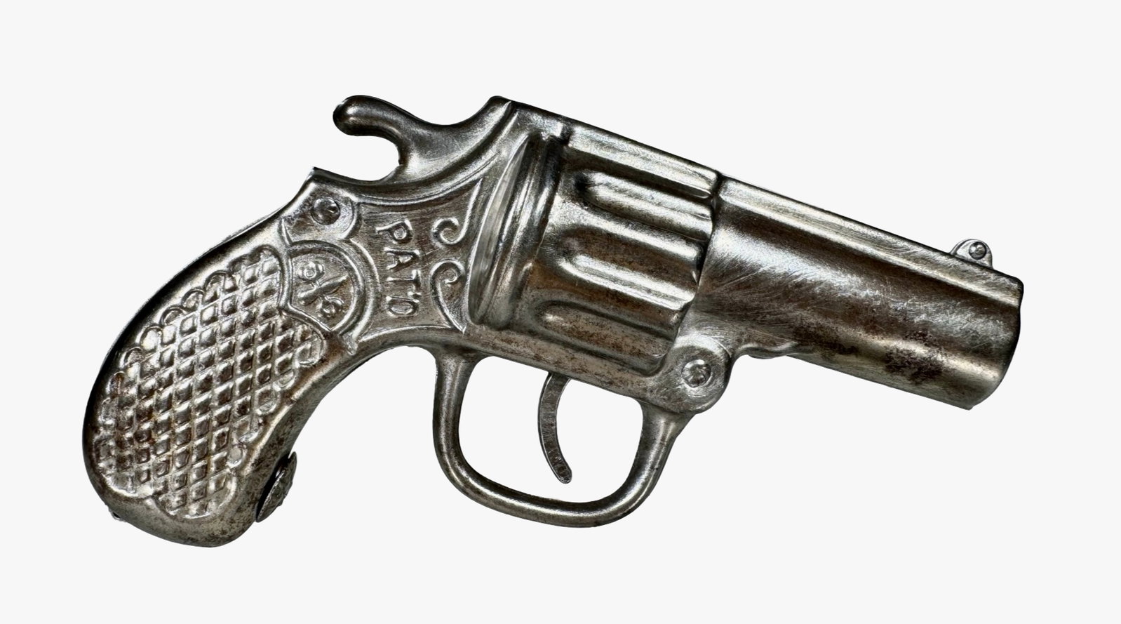 Revolver - Sheet Tin - Mechanical Bank: Richard Eliot & Co. Chicago, Illinois - 1910's.
