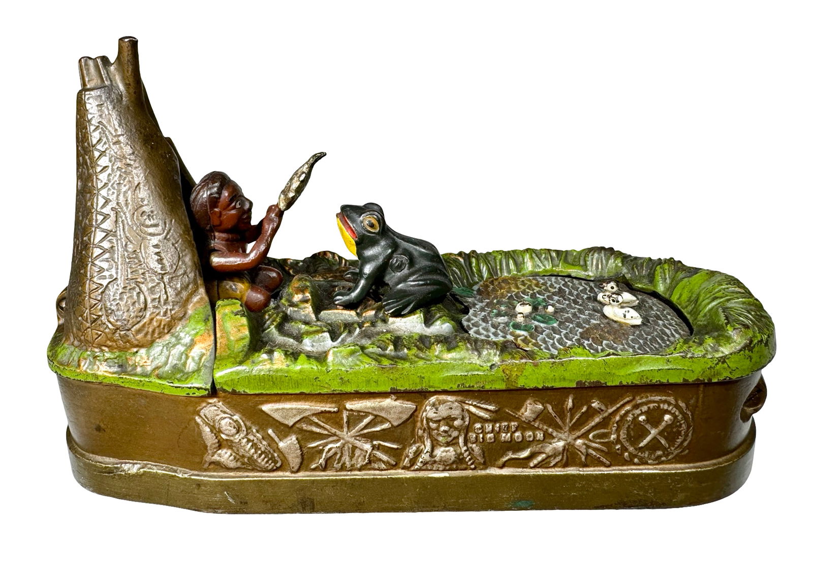 Chief Big Moon - Iron Mechanical Bank (1 of 10)