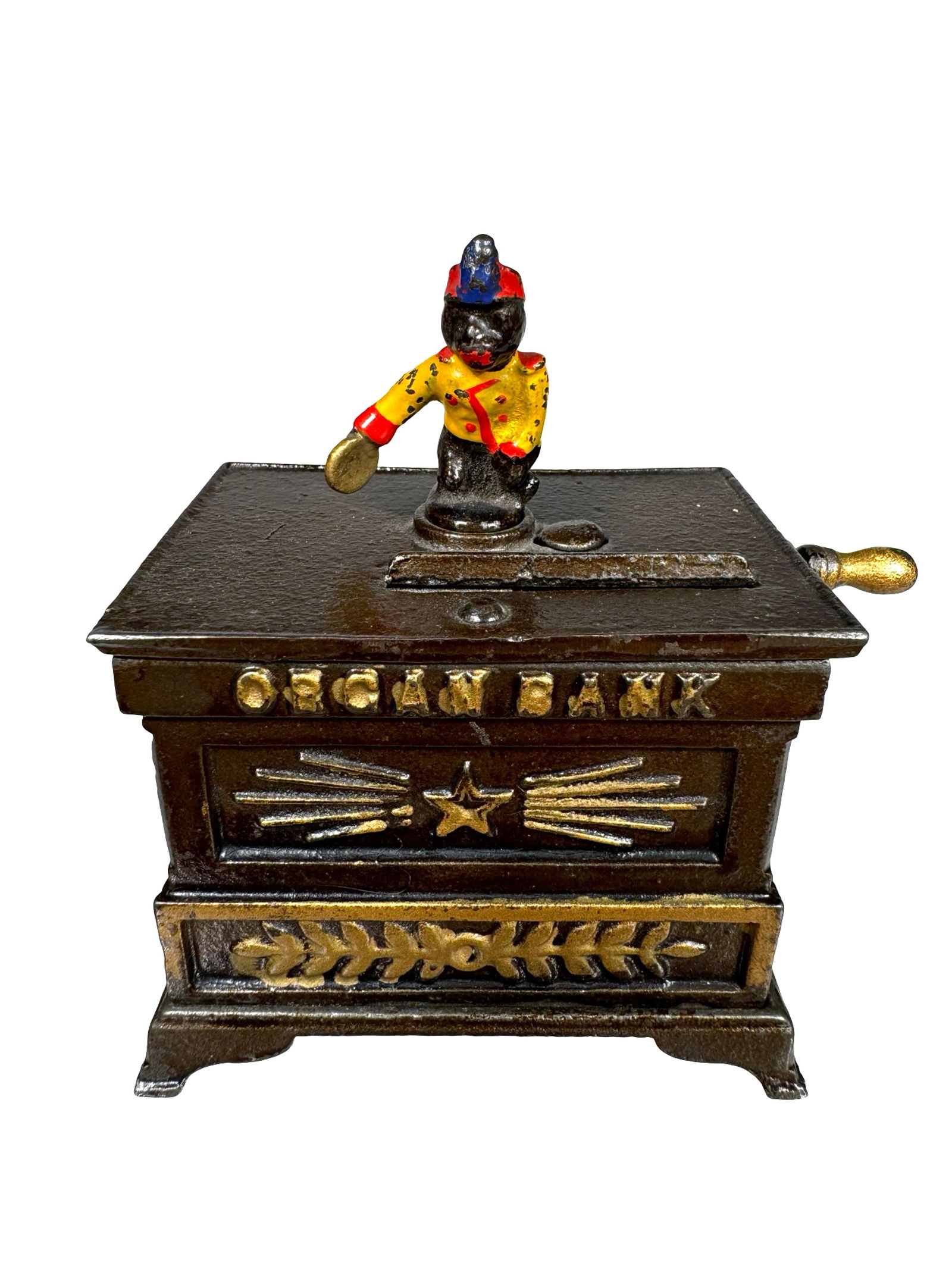 Organ, Miniature - Iron Mechanical Bank: Kyser & Rex. Philadelphia - 1880's.