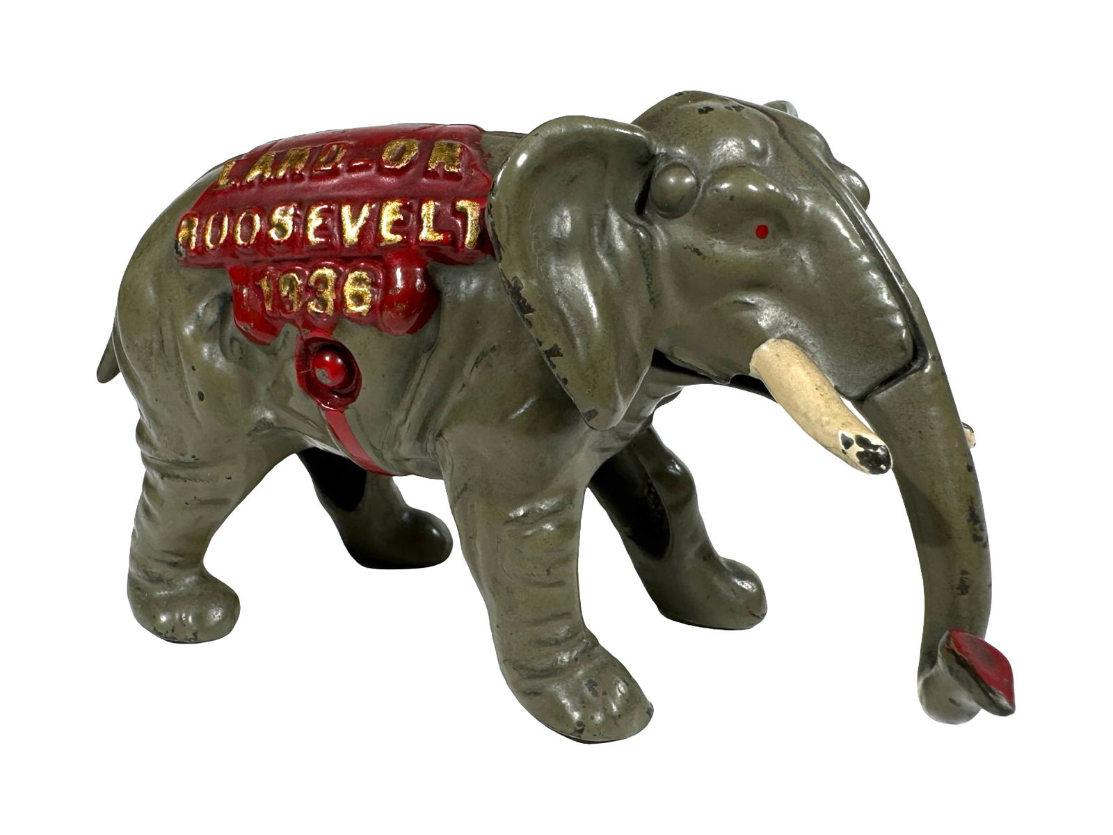 "Land on Roosevelt" - Cast Iron Paperweight (1 of 6)