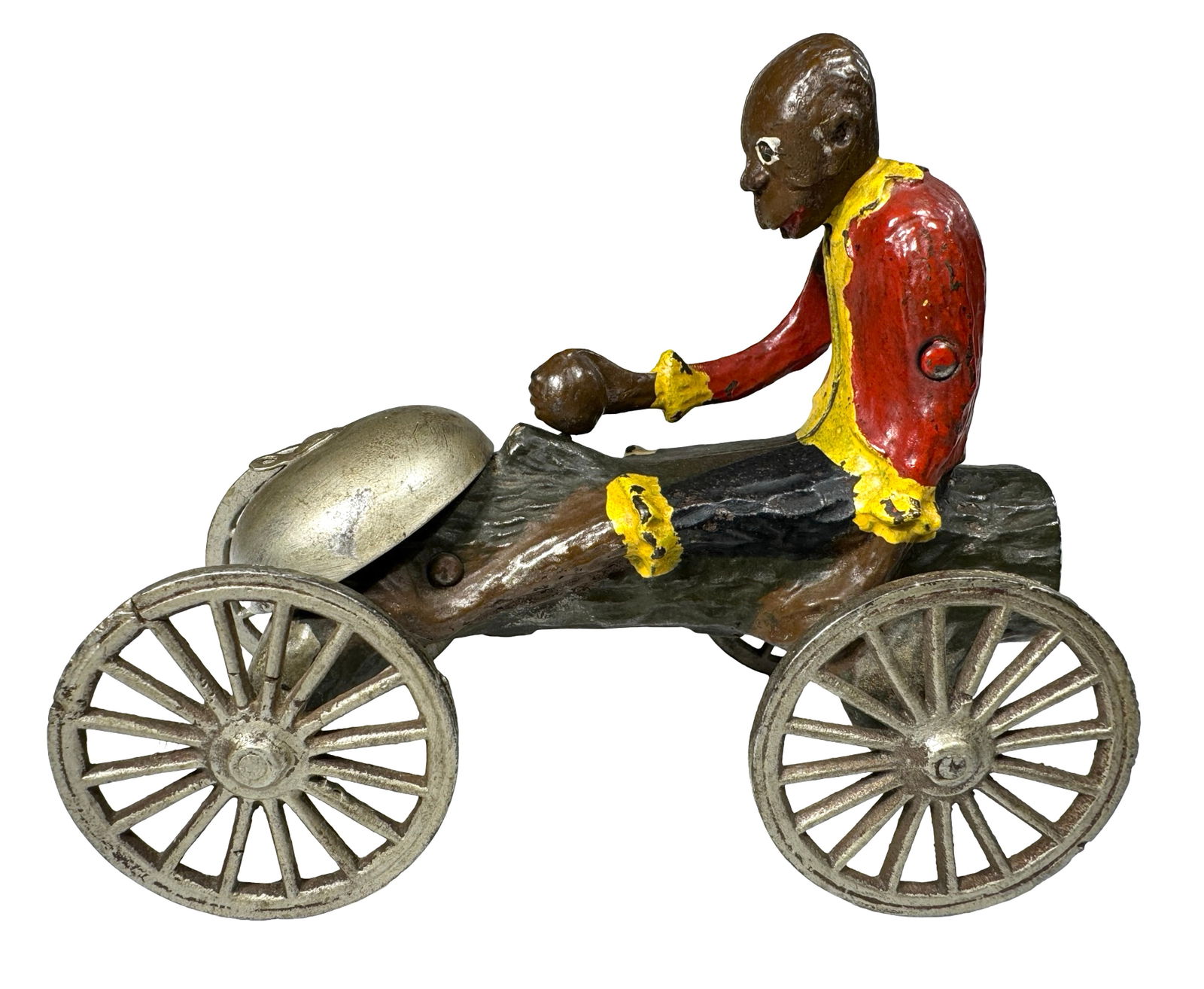 Monkey on Log Bell Toy (1 of 1)