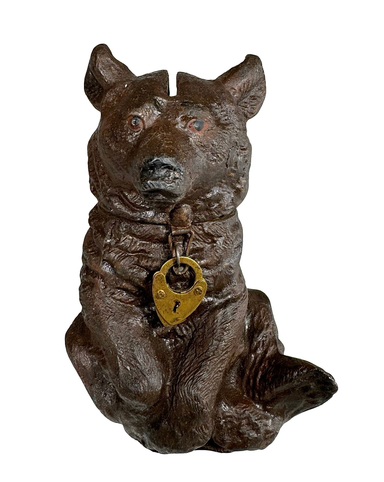 Seated Bear - Spelter Bank (1 of 4)