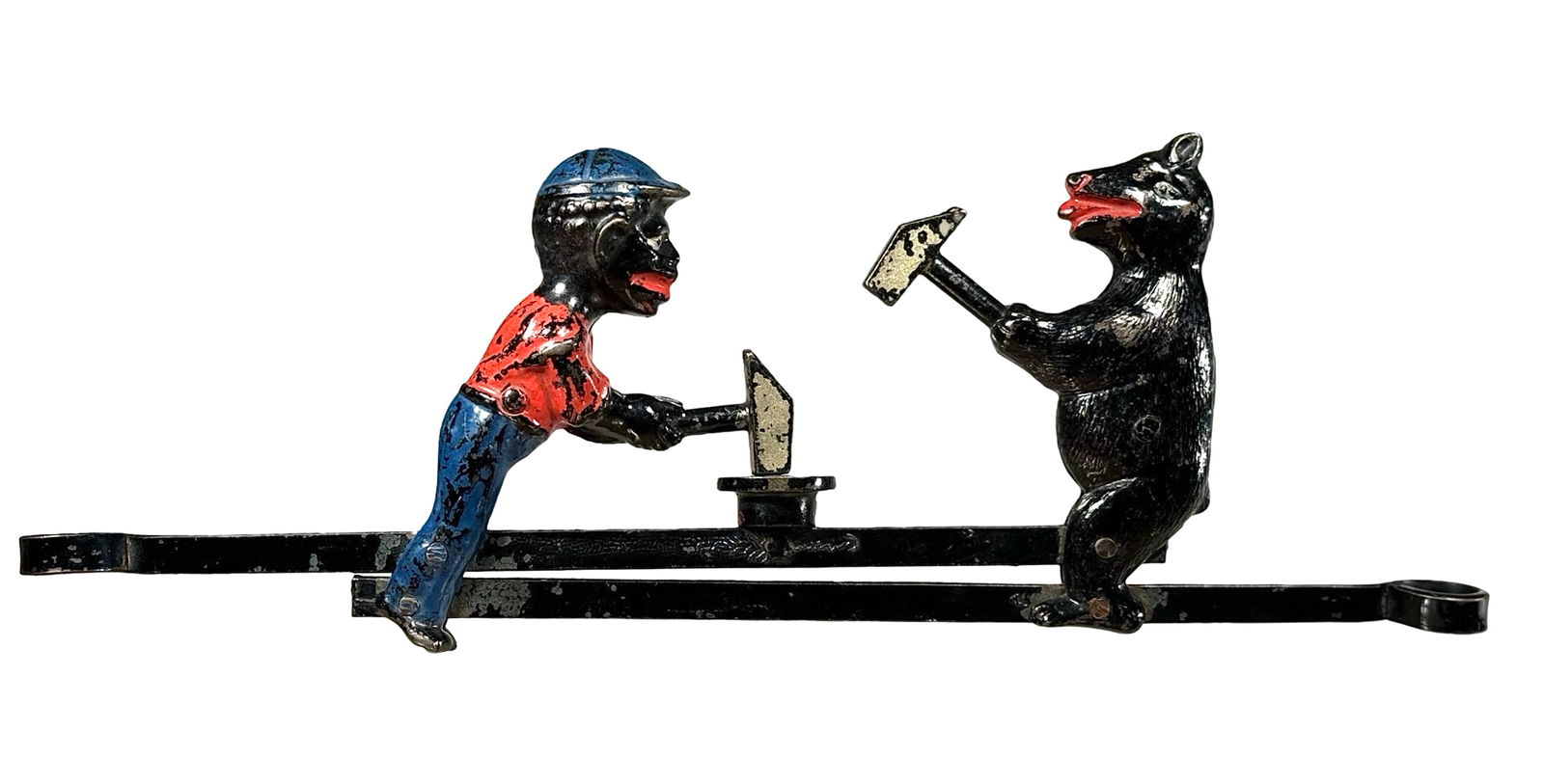 Black Boy & Bear Cap Toy (1 of 6)