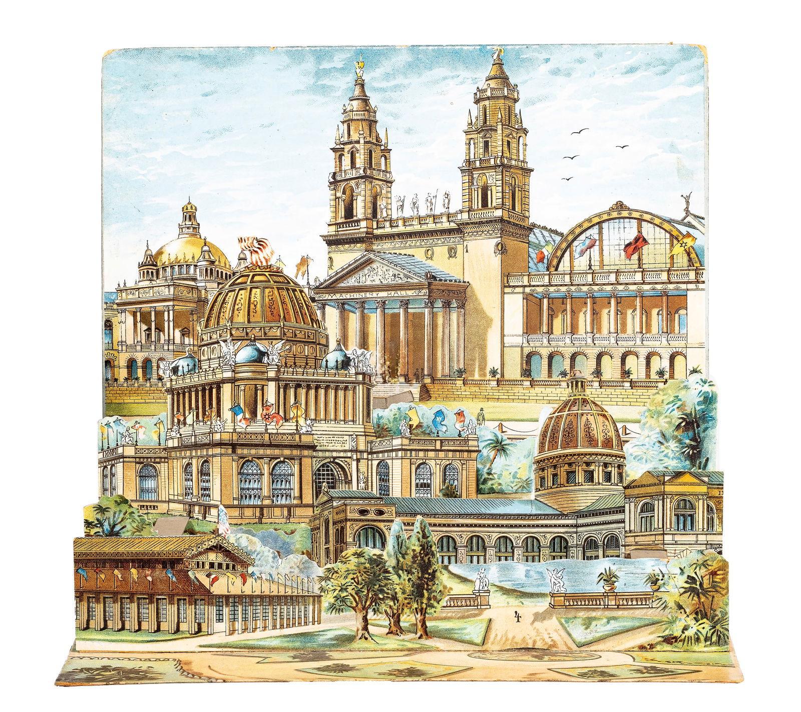 Rare & Important Pop-Up Panorama Souvenir from the Columbian Exposition (1 of 6)