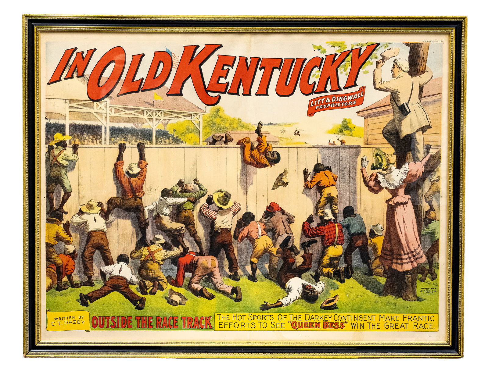 Poster for Charles Dazey's - Popular Play "In Old Kentucky" (1 of 1)