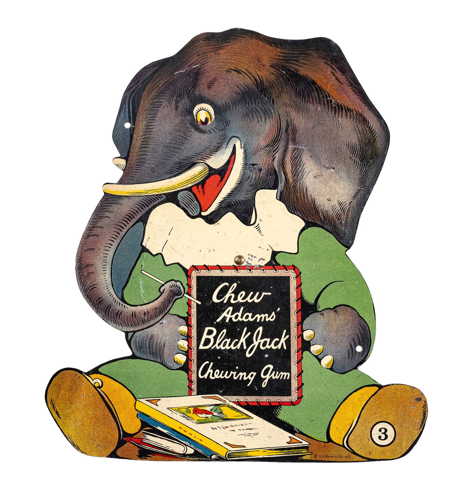 Little Boy Elephant Student - Countertop Trade Stimulator for Adam's' Black Jack Chewing Gum (1 of 1)