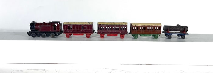 Prewar Dinky Train Set