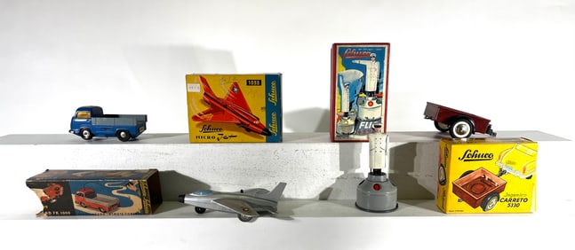 Four Boxed Schuco Toys