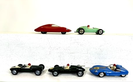Five Solido Race Cars