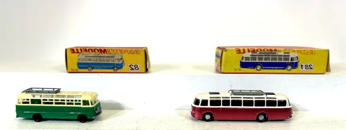 Two Buses with Original Boxes