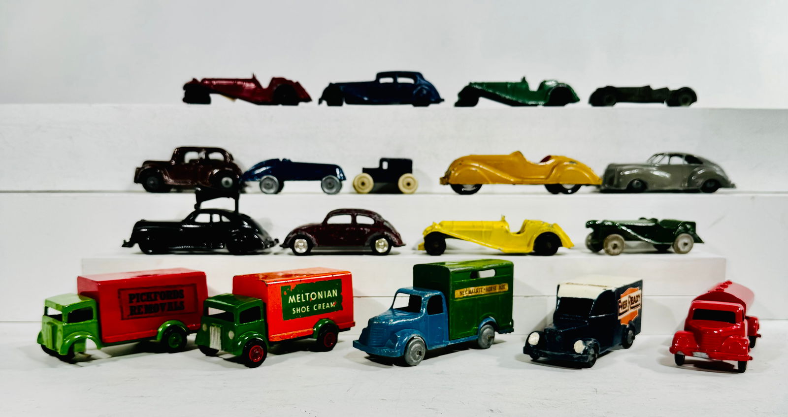 Eighteen Assorted Diecast Autos & Trucks (1 of 2)