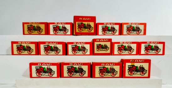 Fifteen Empty Boxes for Slush Cast Toys