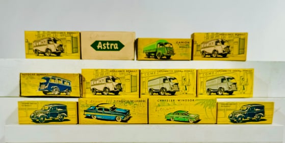 Twelve Empty Toy Boxes