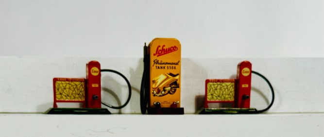 Three Gas Pumps