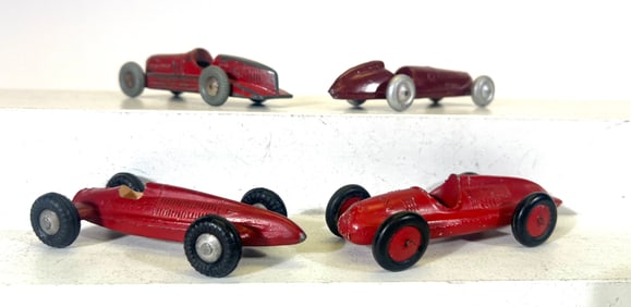 Four Diecast Race Cars