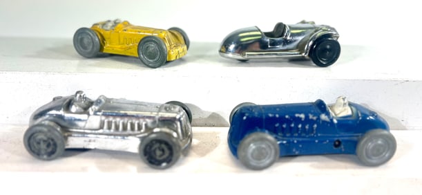 Four Race Cars (Three Wind Up)