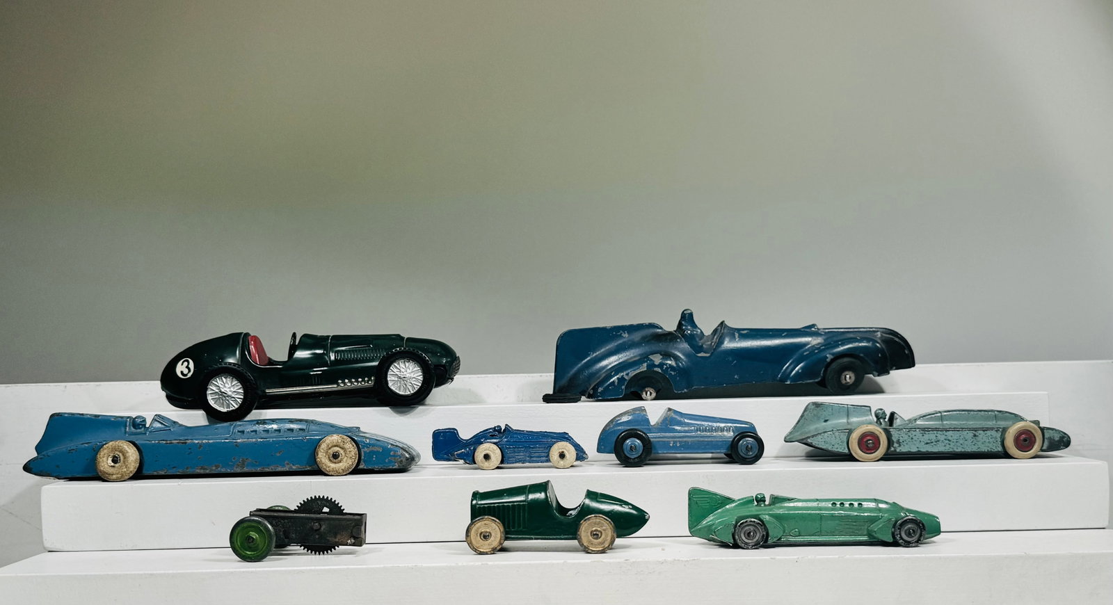 Die and Slush Cast Racing Cars (21): European - 1930's to 1950's - 3" to 7" Long.