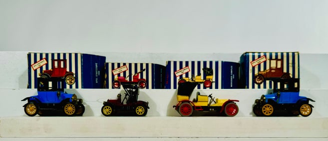 Four Ziss Model Contemporary Cars